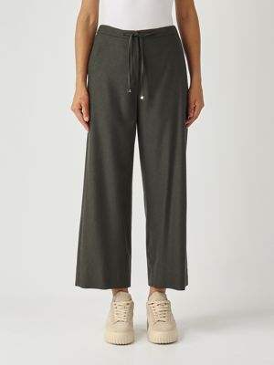 Malika women's linen pants 2519131133600 Silver | Caposerio.com