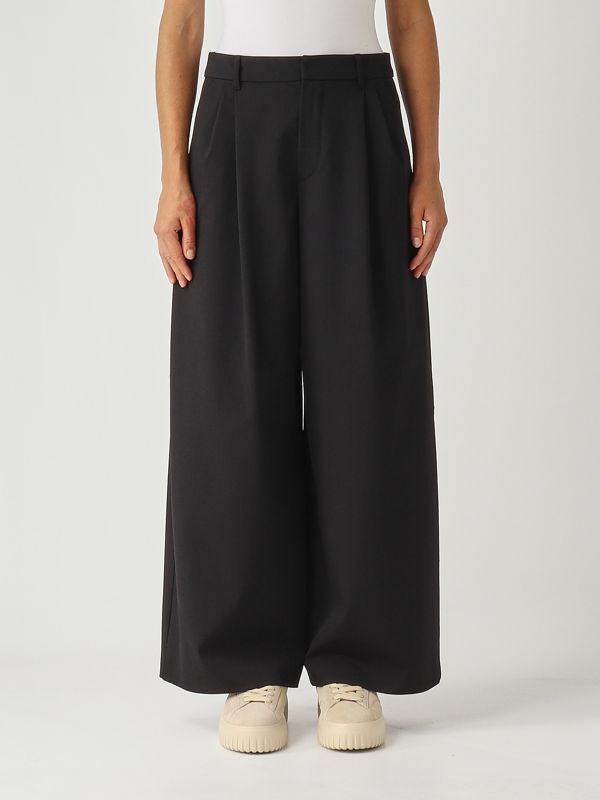 S Max Mara Women's Dina Trousers in technical fabric - Black