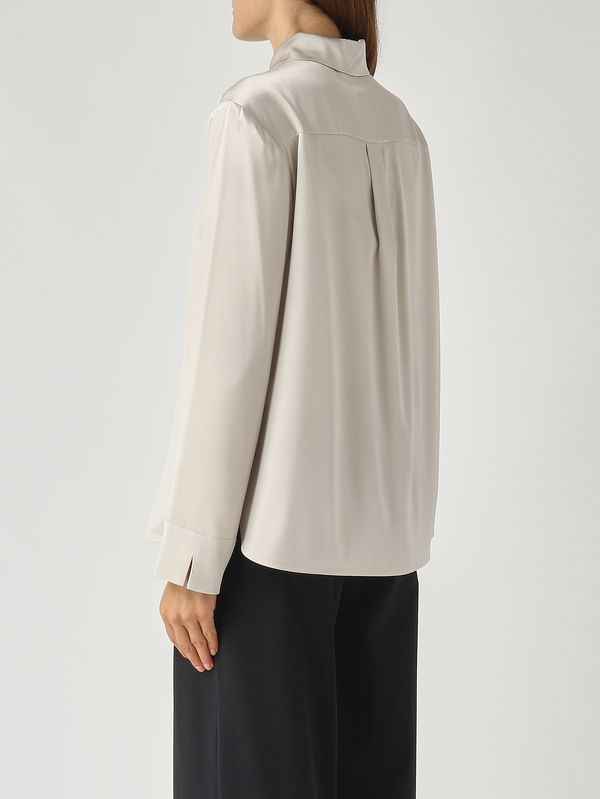 4. Camicia donna Emiro in seta stretch Perla MM Max Mara 2526116018600