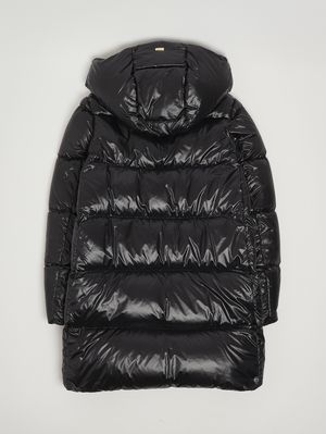 2. Piumino bambina in nylon Nero