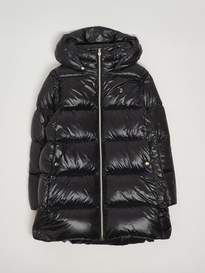1. Piumino bambina in nylon Nero