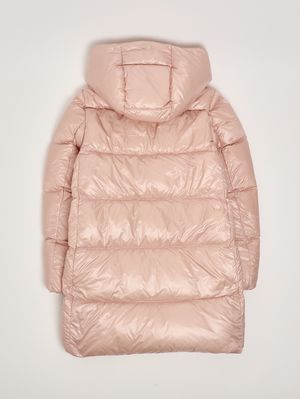 2. Piumino bambina in nylon Rosa Chiaro