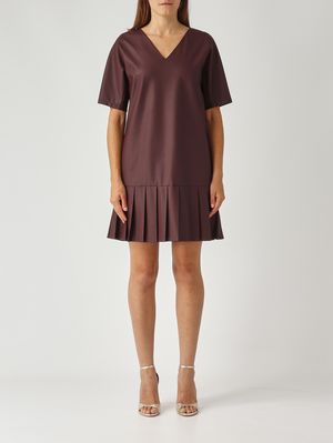 Damenkleid Hidesia in Kunstleder Merlot MM Max Mara