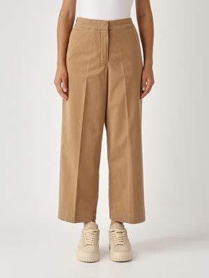 Damenhose Tunis aus Stretch-Baumwolle Kamel MM Max Mara
