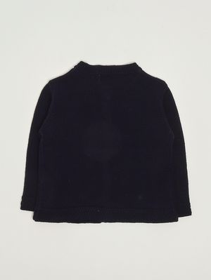 2. Cárdigan para recién nacido Nanna de mezcla de lana Azul