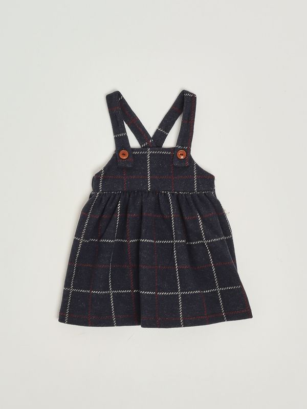 1. Nina baby dress in cotton blend Blue 1+ in the family nina