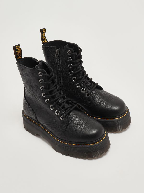 Dr. Martens Jadon III women's leather amphibians - Black