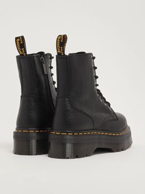 3. Botas militares de mujer Jadon III de piel Negro