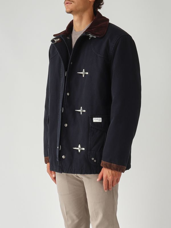 3. Montgomery para hombre de ajuste cómodo en algodón Azul marino Fay mam1351148lxq2