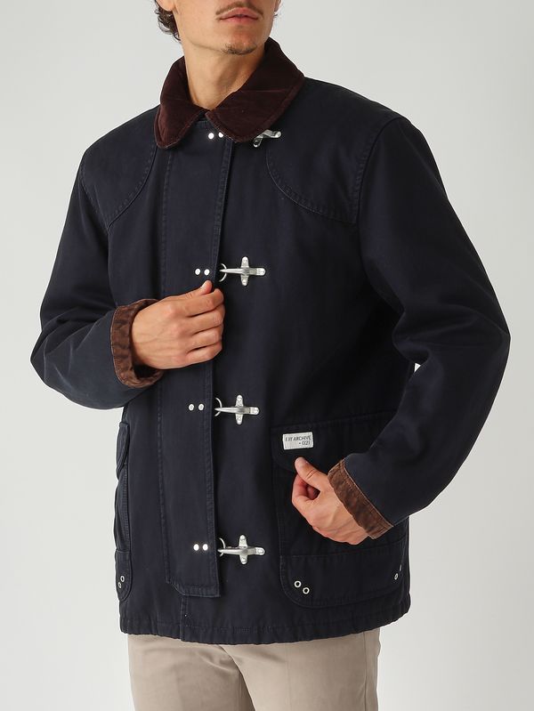 5. Montgomery para hombre de ajuste cómodo en algodón Azul marino Fay mam1351148lxq2
