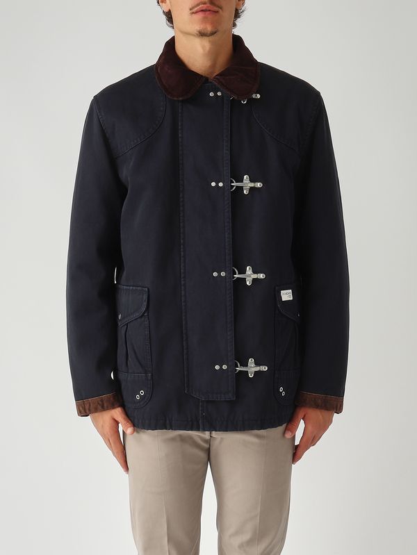 1. Montgomery para hombre de ajuste cómodo en algodón Azul marino Fay mam1351148lxq2