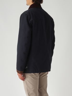 4. Montgomery para hombre de ajuste cómodo en algodón Azul marino