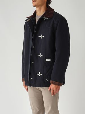 3. Montgomery para hombre de ajuste cómodo en algodón Azul marino
