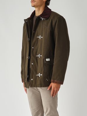 3. Montgomery para hombre de ajuste cómodo en algodón Verde Oliva
