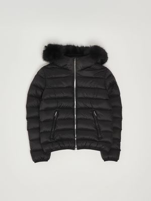 Girl's nylon jacket Black Colmar