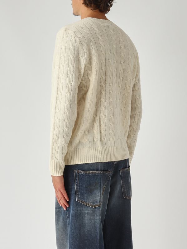 4. Jersey de hombre de lana y cachemir Crema Polo Ralph Lauren 710876762