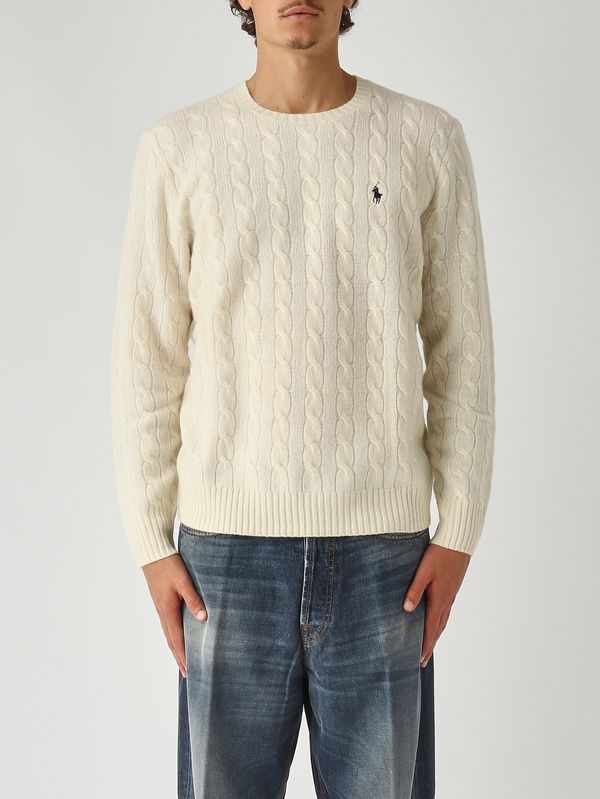 1. Jersey de hombre de lana y cachemir Crema Polo Ralph Lauren 710876762