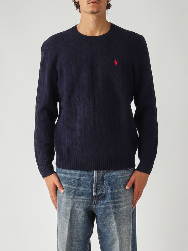 1. Jersey de hombre de lana y cachemir Azul marino Polo Ralph Lauren 710876762