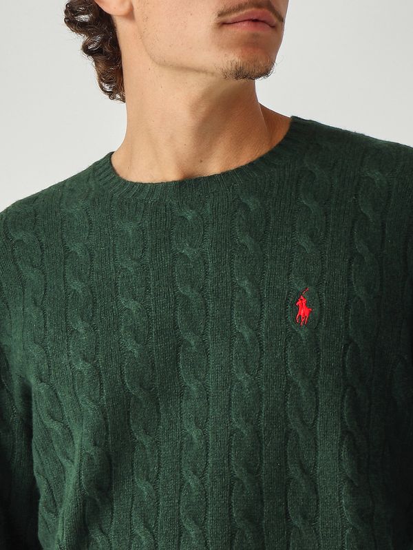 5. Jersey de hombre de lana y cachemir Verde Inglés Polo Ralph Lauren 710876762