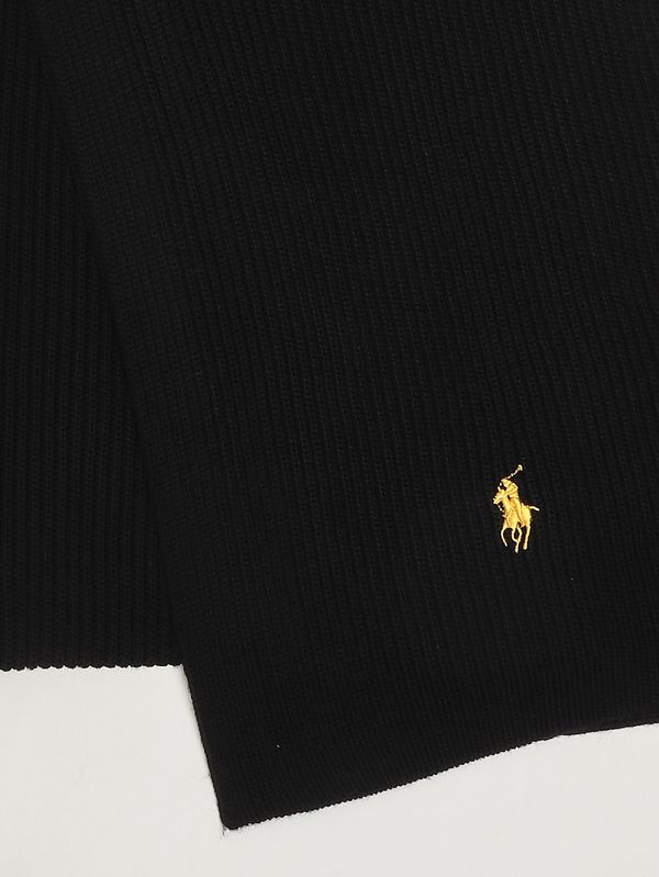 2. Bufanda de lana para hombre Amarillo-Negro Polo Ralph Lauren 710886136