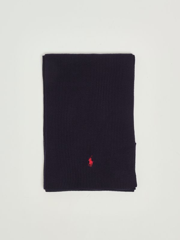 1. Bufanda de lana para hombre Azul marino Polo Ralph Lauren 710886136