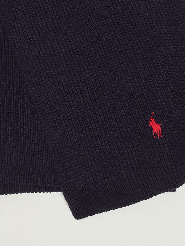 2. Bufanda de lana para hombre Azul marino Polo Ralph Lauren 710886136