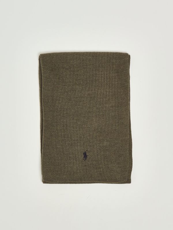 1. Bufanda de lana para hombre Verde Oliva Polo Ralph Lauren 710886136