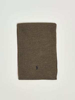1. Bufanda de lana para hombre Verde Oliva