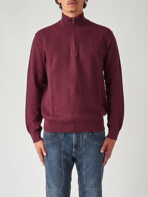 Polo homme en coton piqué Vin rouge Polo Ralph Lauren