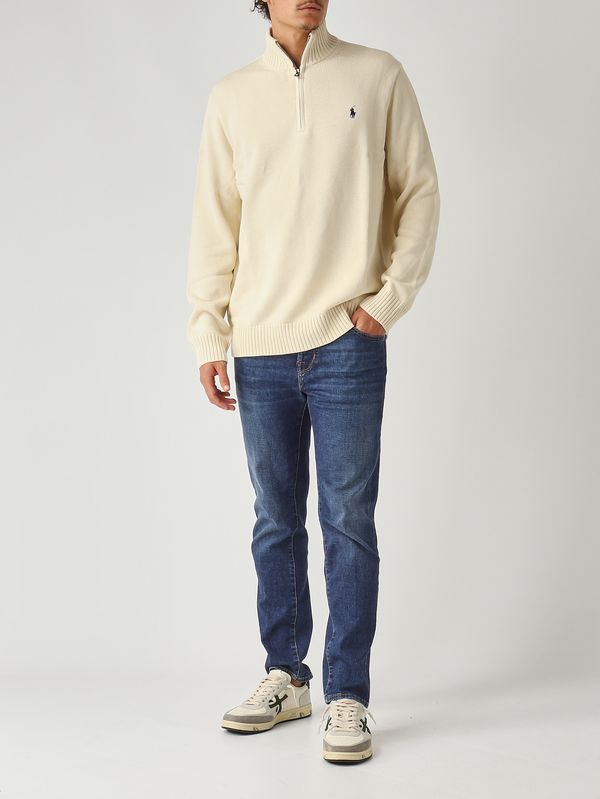 2. Combed cotton sweater for men Cream Polo Ralph Lauren 710859939