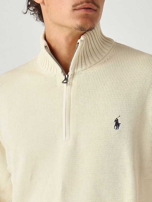 5. Combed cotton sweater for men Cream Polo Ralph Lauren 710859939
