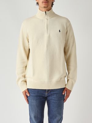 Combed cotton sweater for men Cream Polo Ralph Lauren
