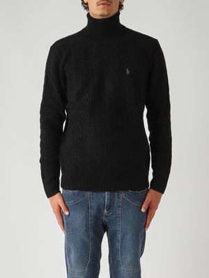 Men's turtleneck in wool and cashmere Black Polo Ralph Lauren