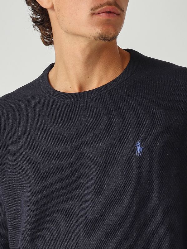 5. Polo pour homme en coton piqué Bleu marine Polo Ralph Lauren 710918163