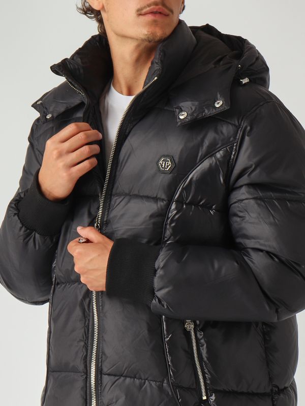 5. Nylon-Daunenjacke für Herren Schwarz Philipp Plein faecmrb2893pny002n