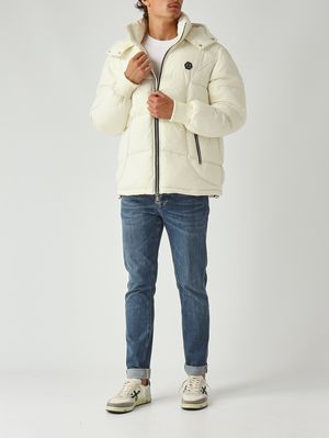 2. Nylon-Daunenjacke für Herren Beige