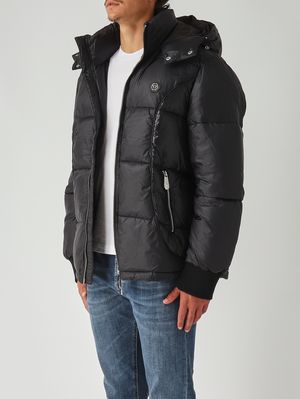 3. Nylon-Daunenjacke für Herren Schwarz