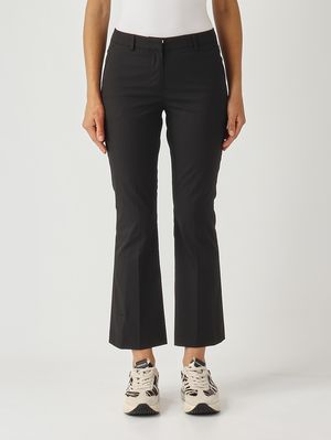 Women's Jaine trousers in stretch wool blend Black PT Torino