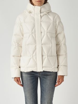 Daunenjacke für Damen Lethille Thermo Microfiber aus wasserdichtem Stoff Optisches Weiß K-Way