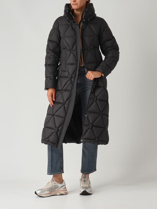 2. Ruenne Thermo Microfiber women's down jacket in waterproof fabric Black K-Way k7136jw
