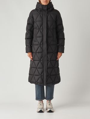 Doudoune femme Ruenne Thermo Microfiber en tissu imperméable Noir K-Way