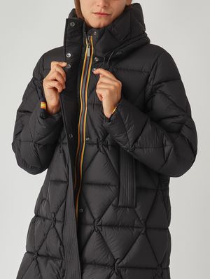 5. Ruenne Thermo Microfiber women's down jacket in waterproof fabric Black