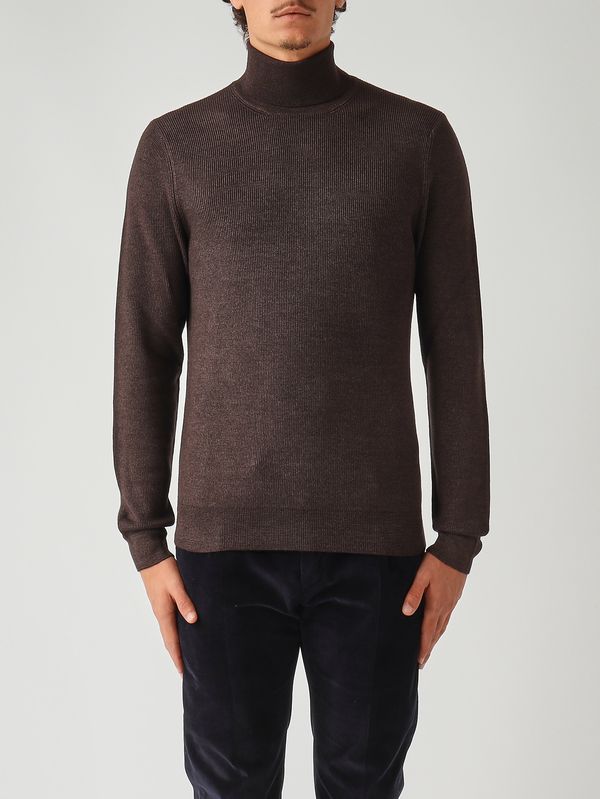 1. Jersey de cuello alto para hombre en lana Muero Gran Sasso 5716222713