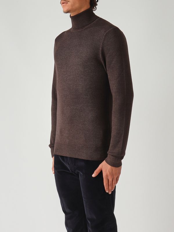3. Jersey de cuello alto para hombre en lana Muero Gran Sasso 5716222713