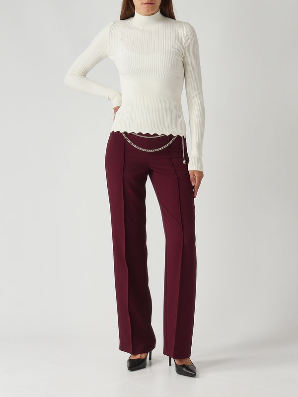 2. Women's viscose-blend mock turtleneck Snow Twinset 252tt3221