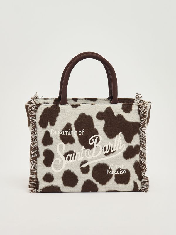 1. Bolso de mujer Colette Felt de mezcla de lana Vaca 10 MC2 Saint Barth col0037