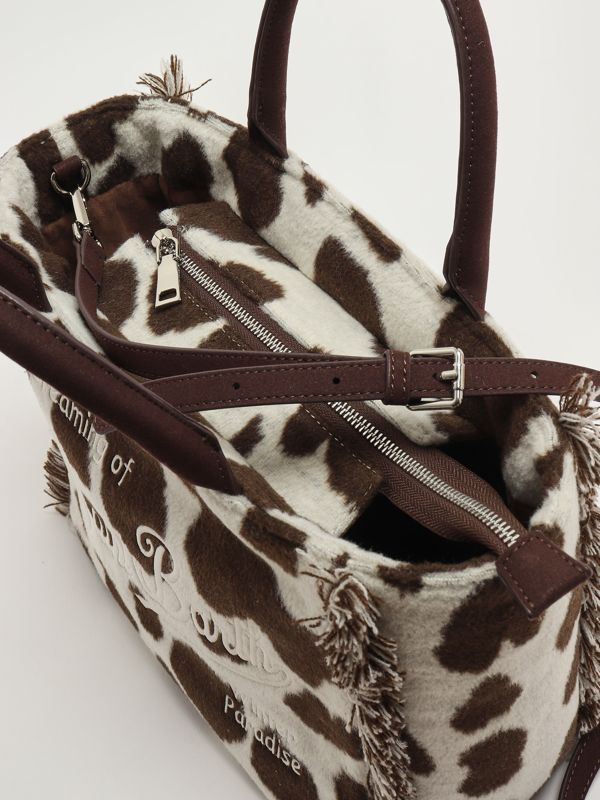 5. Bolso de mujer Colette Felt de mezcla de lana Vaca 10 MC2 Saint Barth col0037