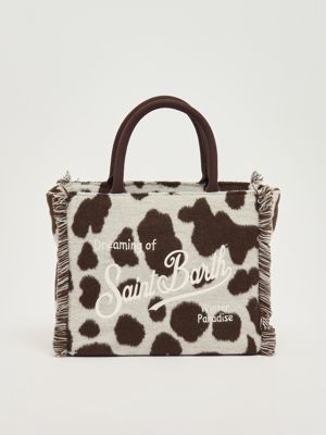 Colette Felt wool blend bag for women Cow 10 MC2 Saint Barth