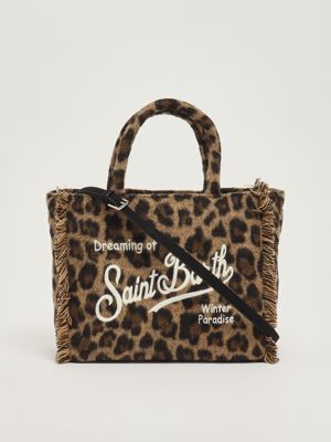 3. Bolso de mujer Colette Felt de mezcla de lana Leopardo Midi 18 Emb