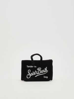 Pochette à téléphone en velours pour femme 00 Emb MC2 Saint Barth